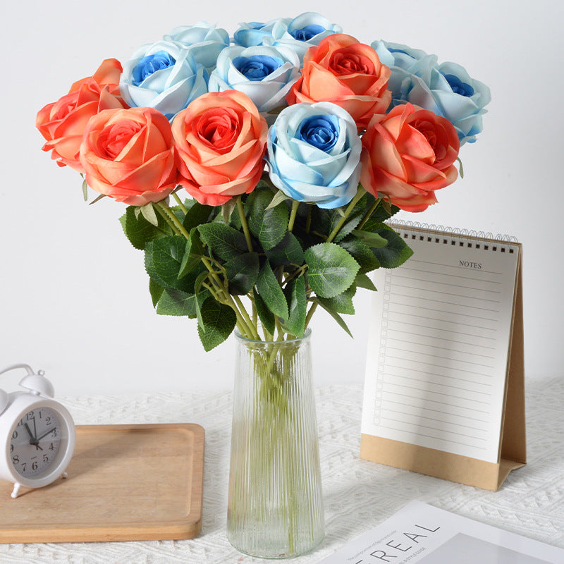 Decorative Silk Rose Accent