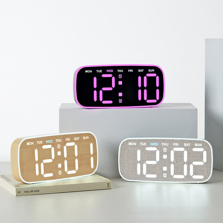 Digital Alarm Clock with Date and Day of the Week Display Stornfield