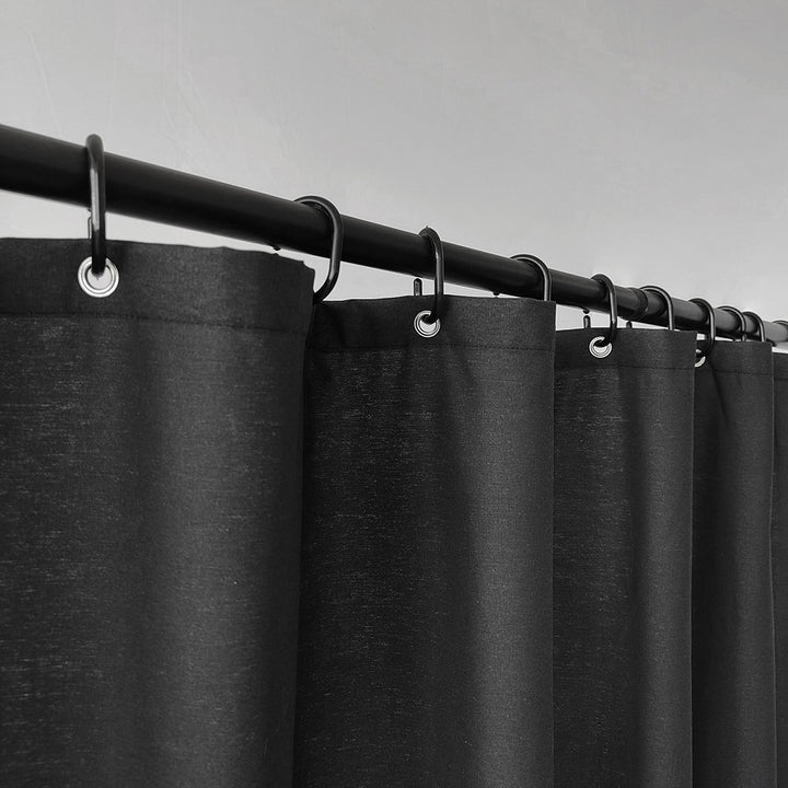 Geometric Fringe Shower Curtain Stornfield