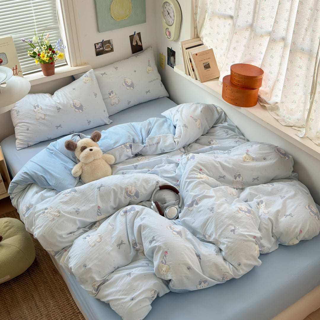 Bear-Themed Duvet Cover Set