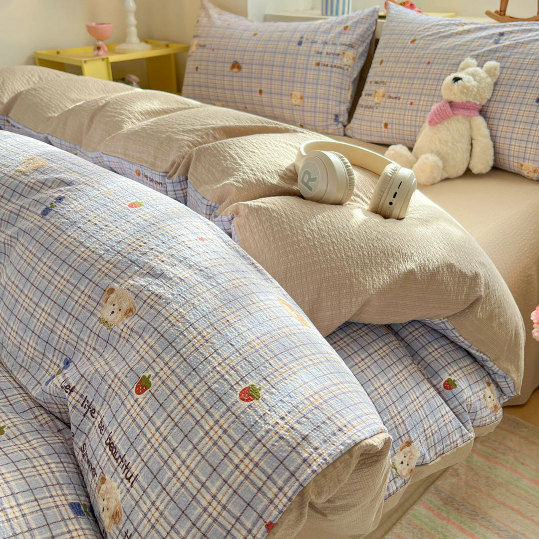 Floral Patterned Duvet Set