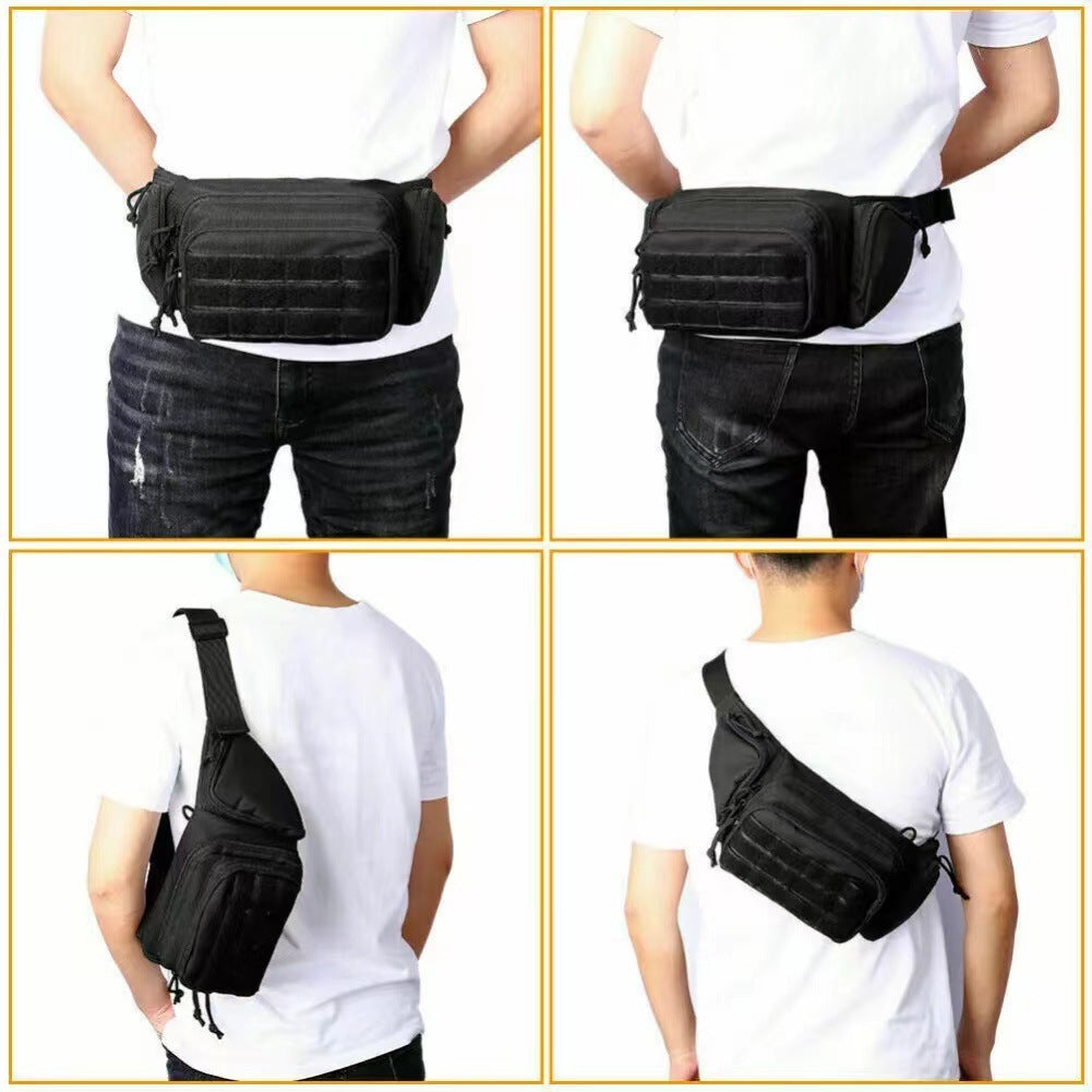 Practical hip belt with multiple compartments Stornfield