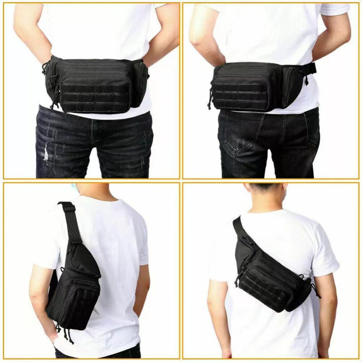 Practical hip belt with multiple compartments Stornfield