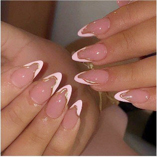 Elegant French Tip Nail Art Set Stornfield