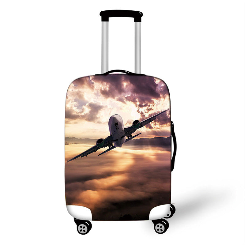 Women's Hard Shell Suitcase with Eye-Catching Airplane Design Stornfield