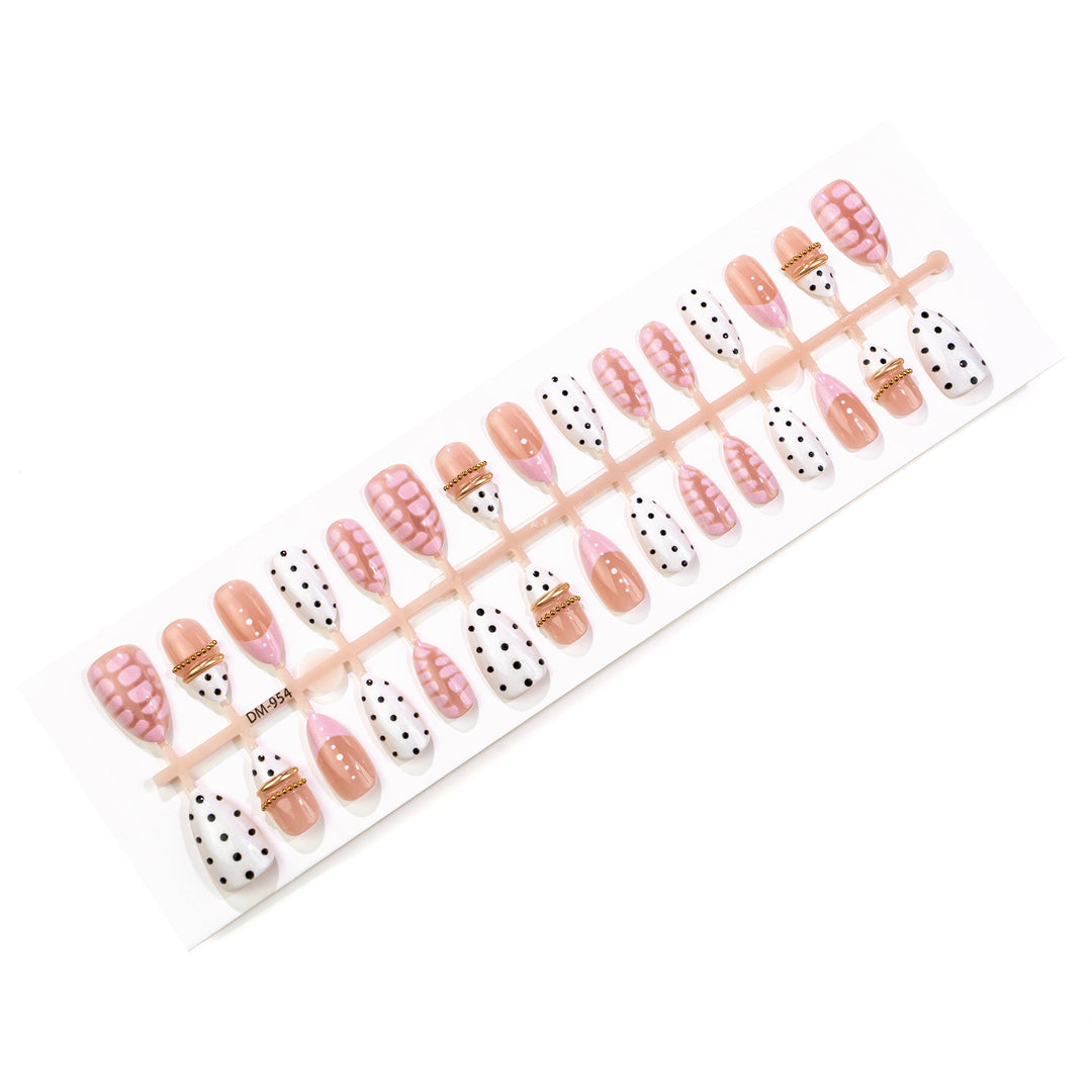 Chic Polka Dot Press-On Nail Set Stornfield