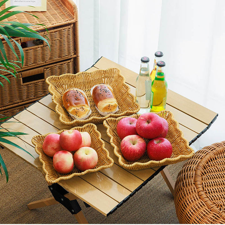 Decorative Woven Serving Tray Stornfield