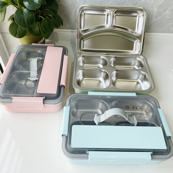 Multi-Compartment Stainless Steel Lunch Box