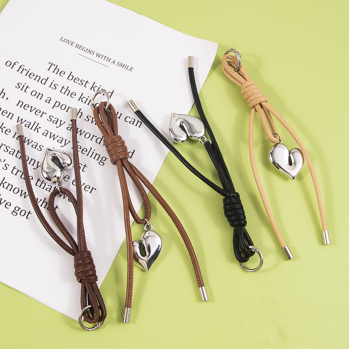 Heart-Shaped Charm Keychain Stornfield