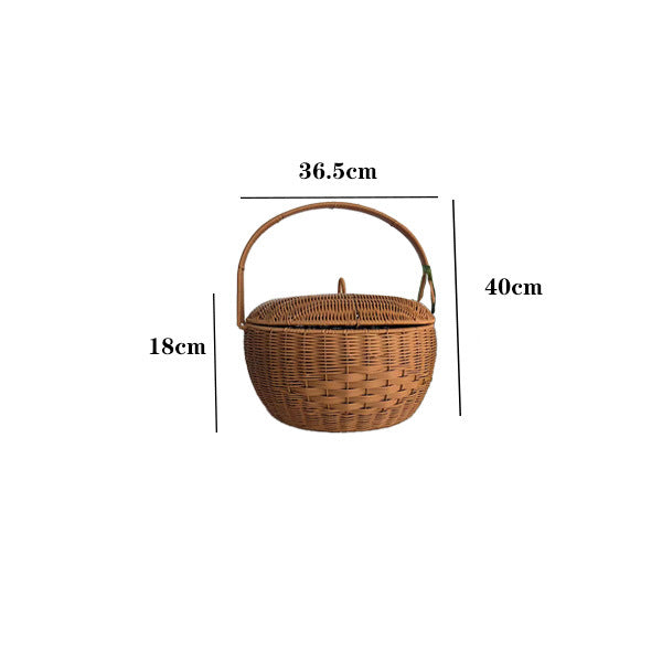 Handcrafted Woven Picnic Basket Stornfield