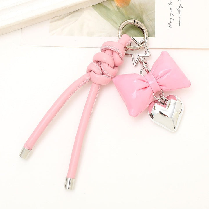 Fashionable Bow and Heart Keychain Stornfield