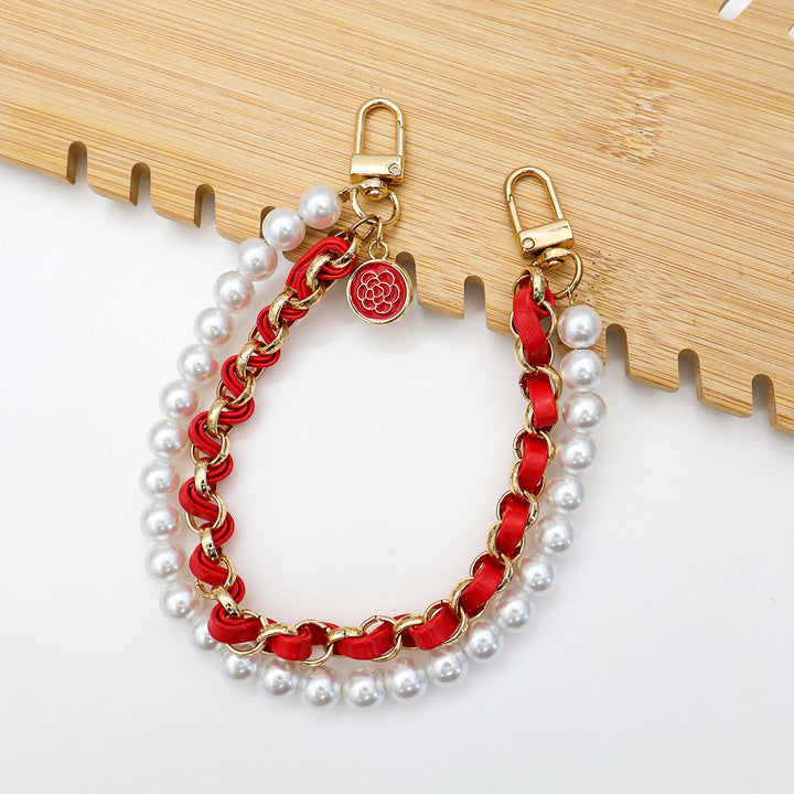Chic Pearl-Chain Eyewear Holder Stornfield