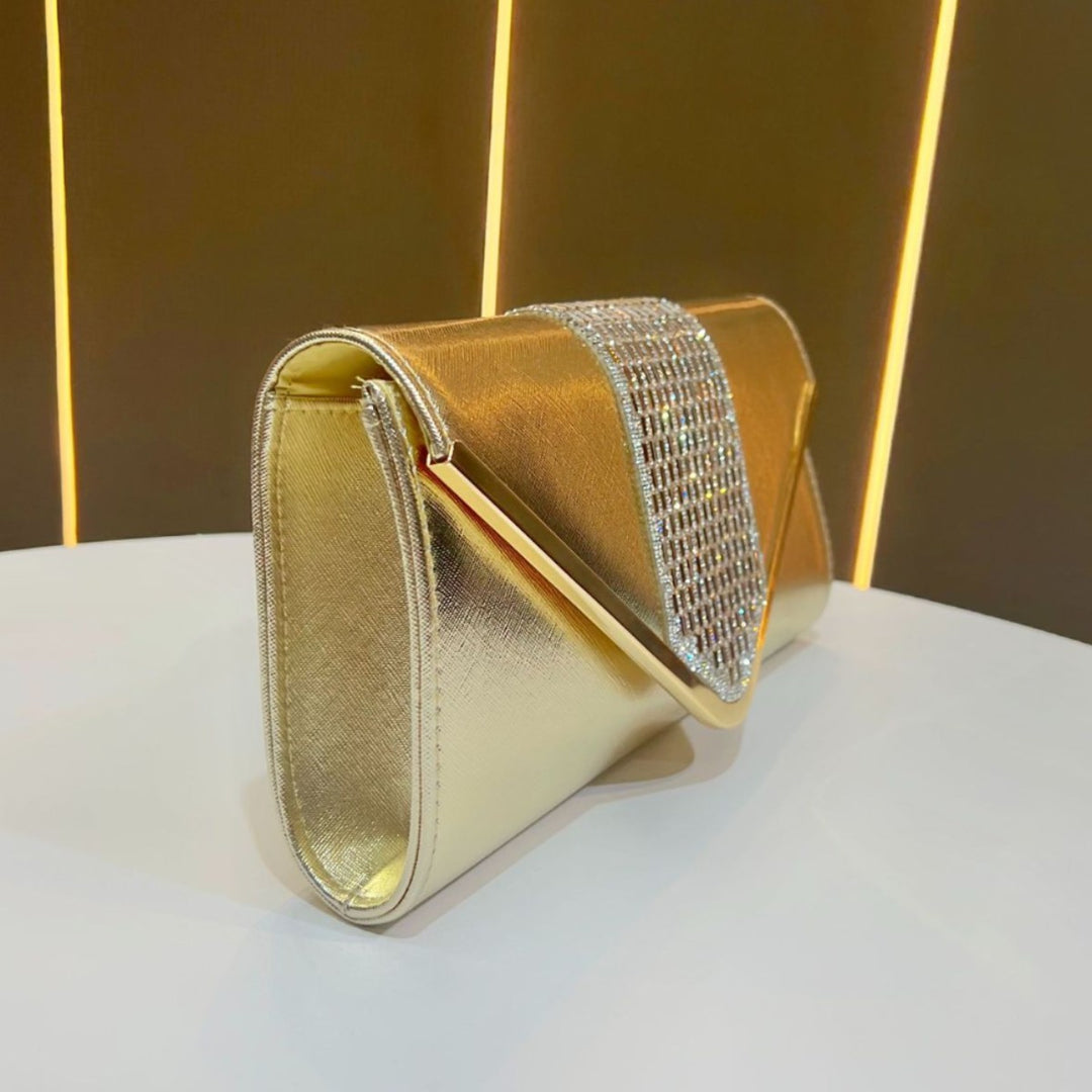 Elegant Metallic Clutch