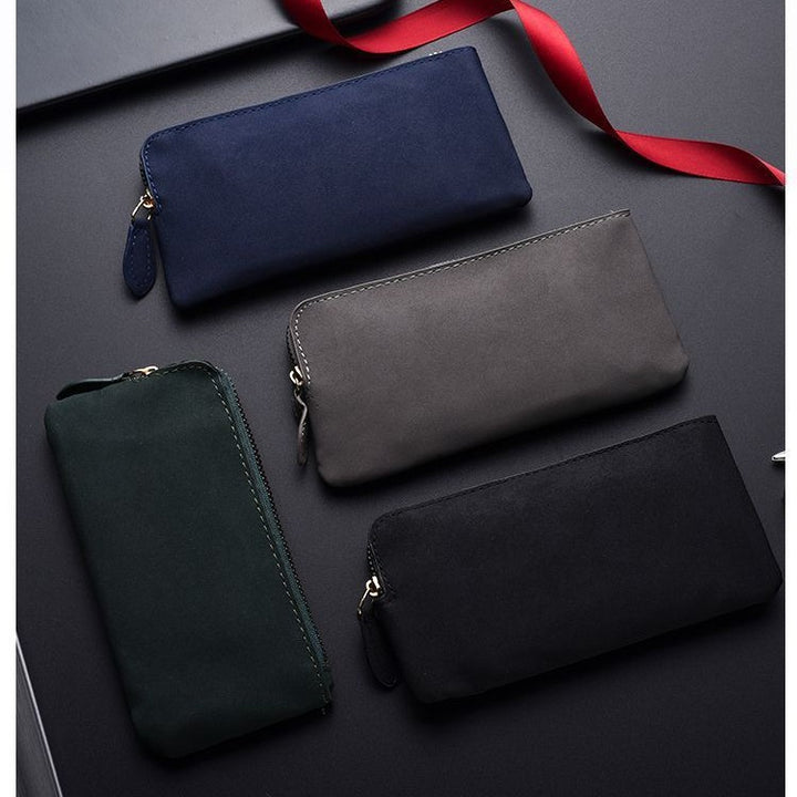 Premium Leather Zippered Wallet Organizer Stornfield