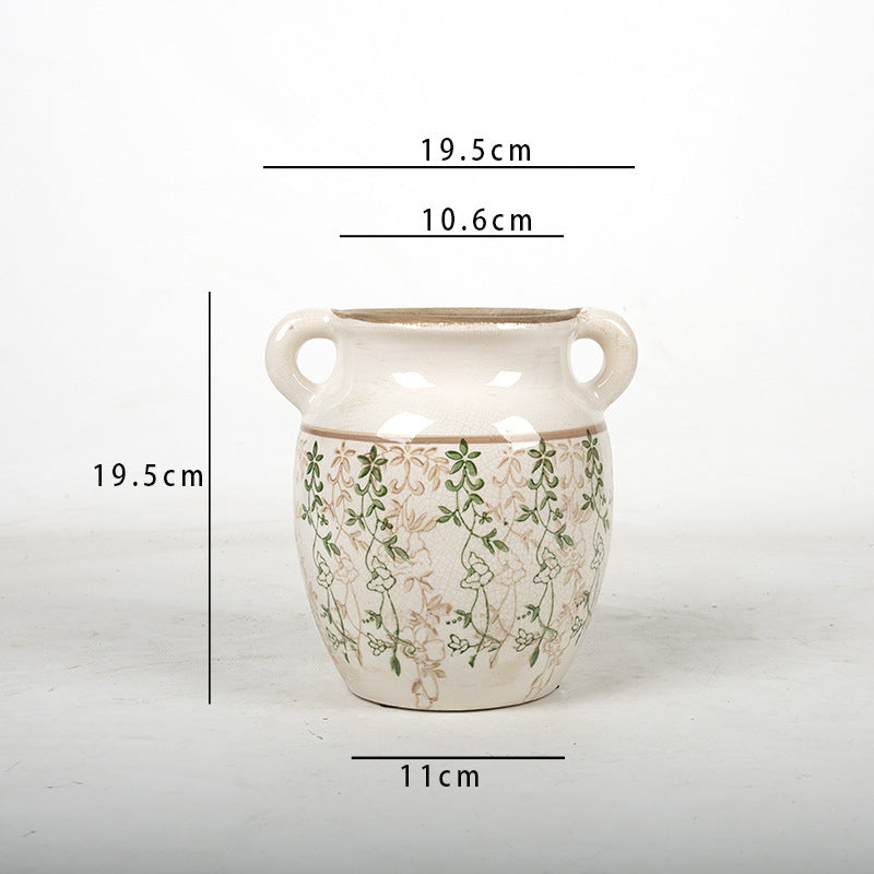 Flower decoration vessel with playful pattern Stornfield