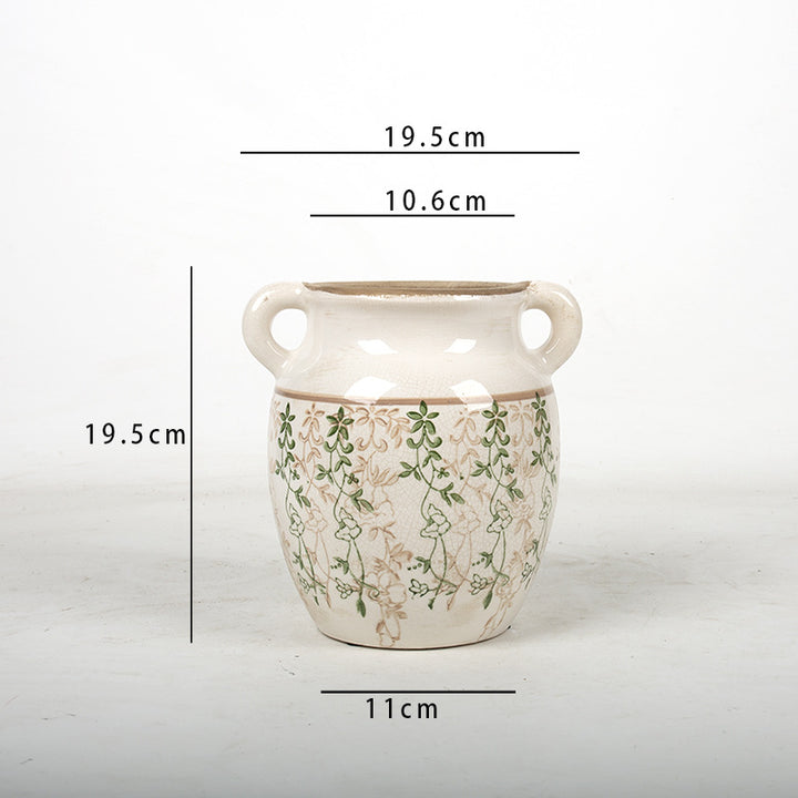 Flower decoration vessel with playful pattern Stornfield