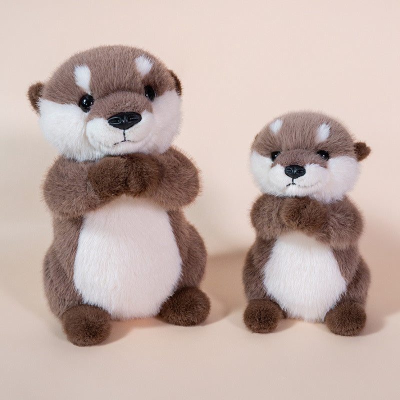 Plush Interactive Otter Stuffed Animal with Luxurious Soft Fur and Poseable Paws Stornfield