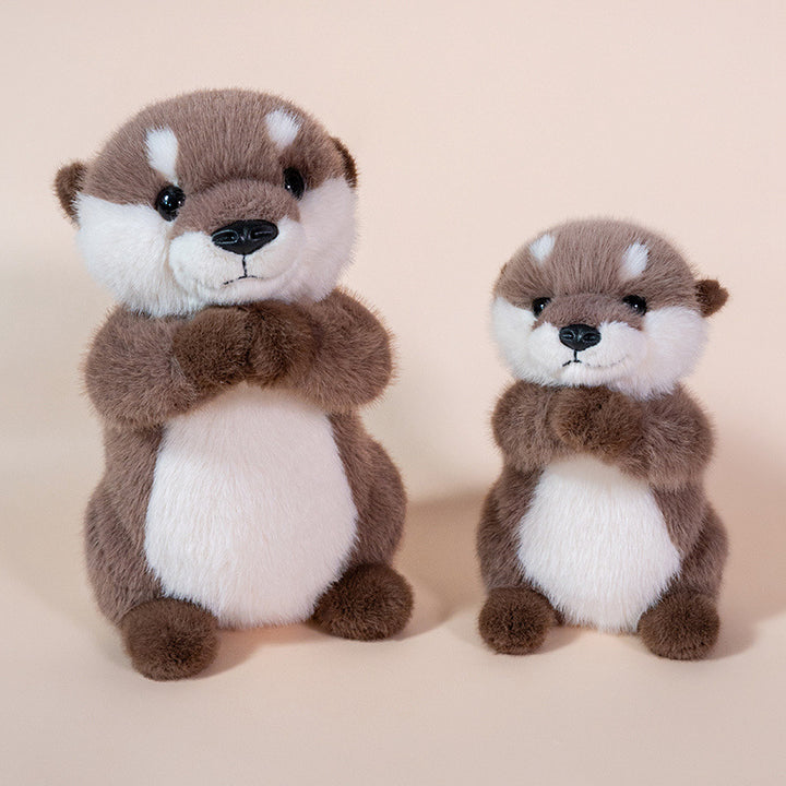 Plush Interactive Otter Stuffed Animal with Luxurious Soft Fur and Poseable Paws Stornfield