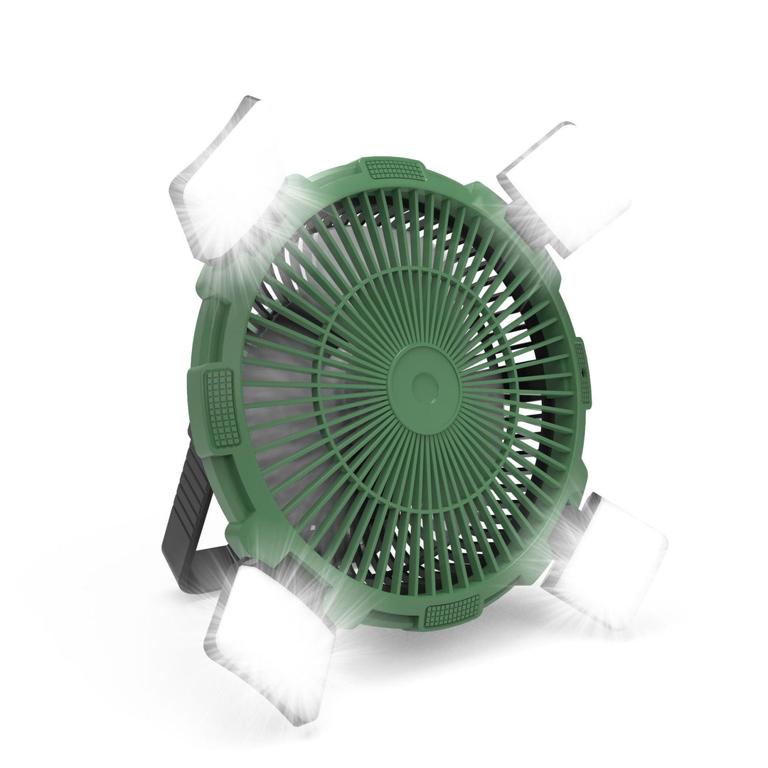 Multi-Functional Camping Fan with LED Lights Stornfield