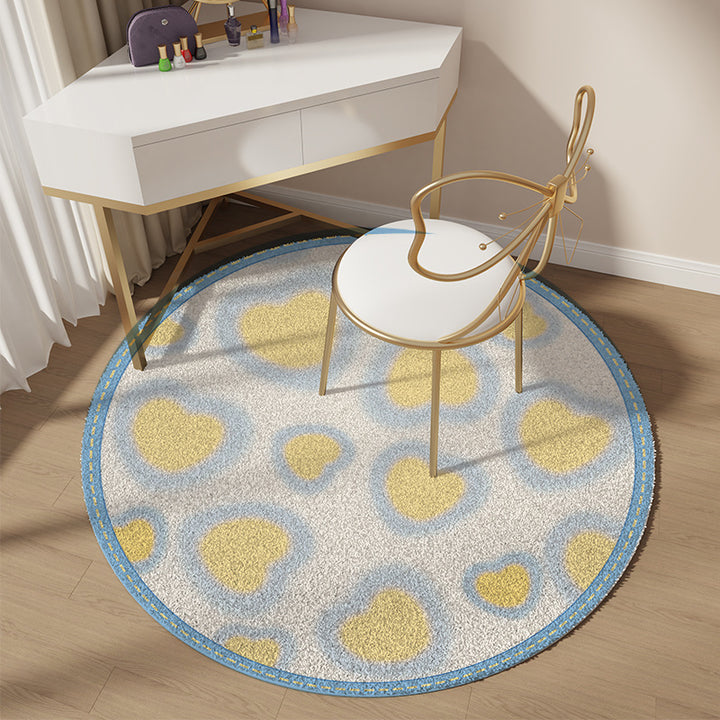 Playful Flower-Shaped Area Rug
