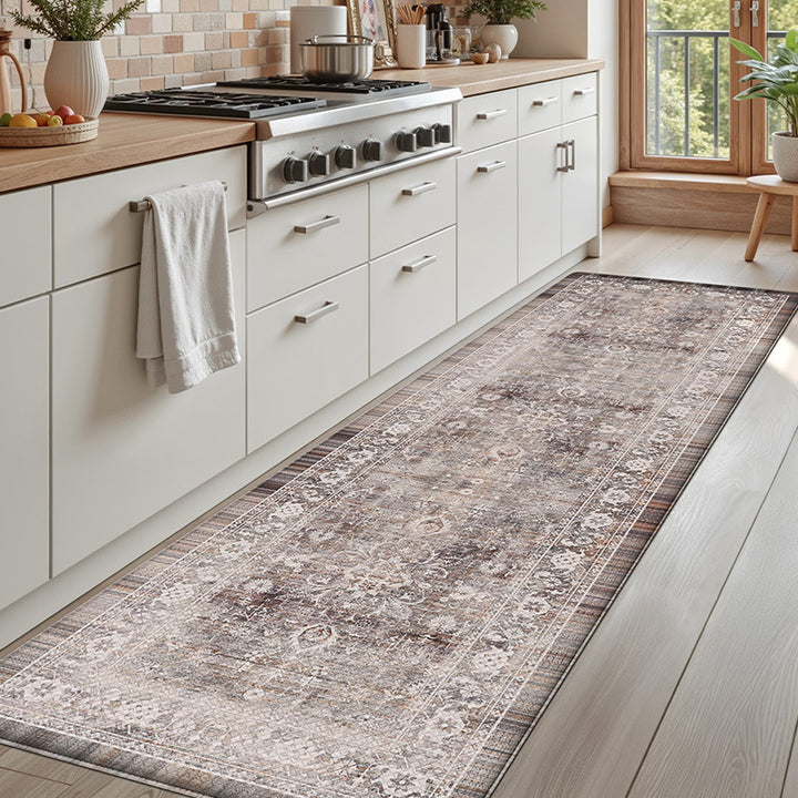 Vintage-Inspired Kitchen Runner