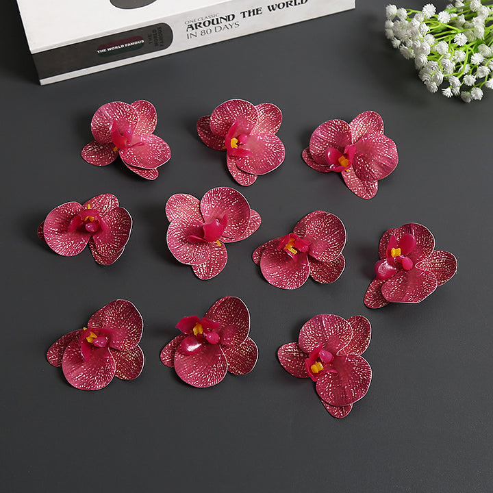 Artificial Orchid Flower Accents for Home Decor
