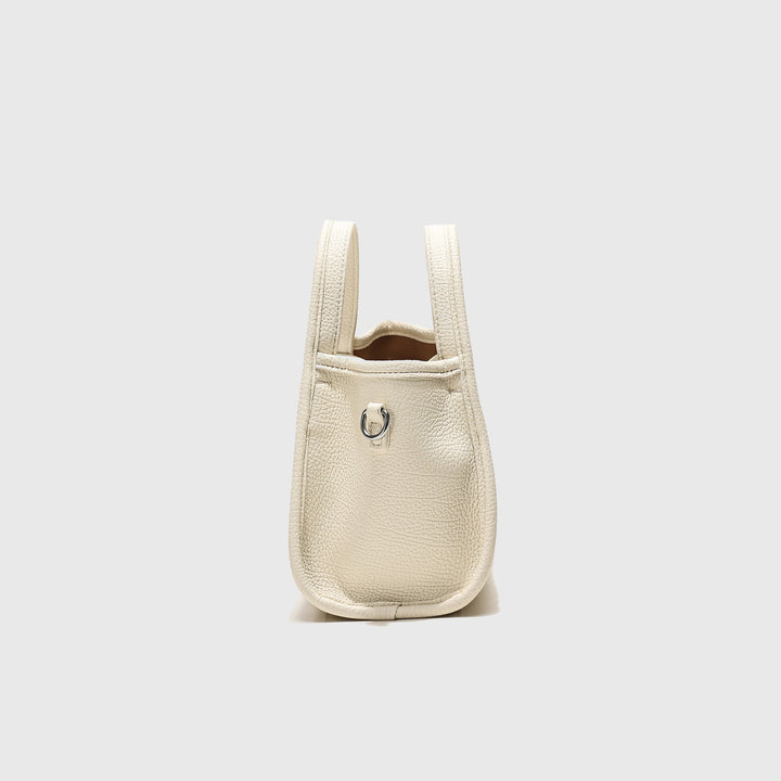 Textured Mini Handheld Satchel Bag