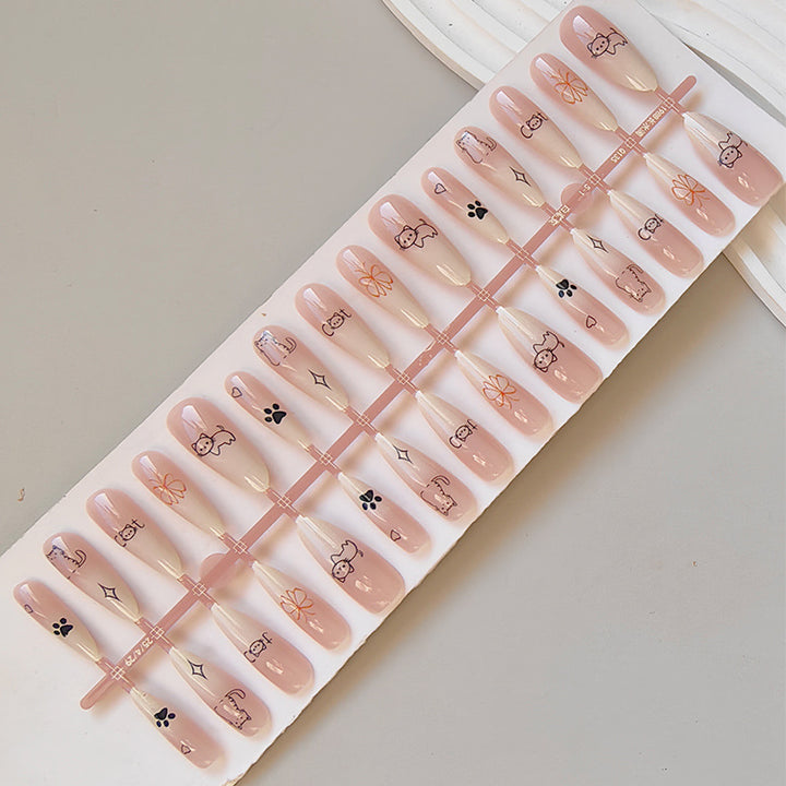 Cute Animal Design Artificial Nails Stornfield