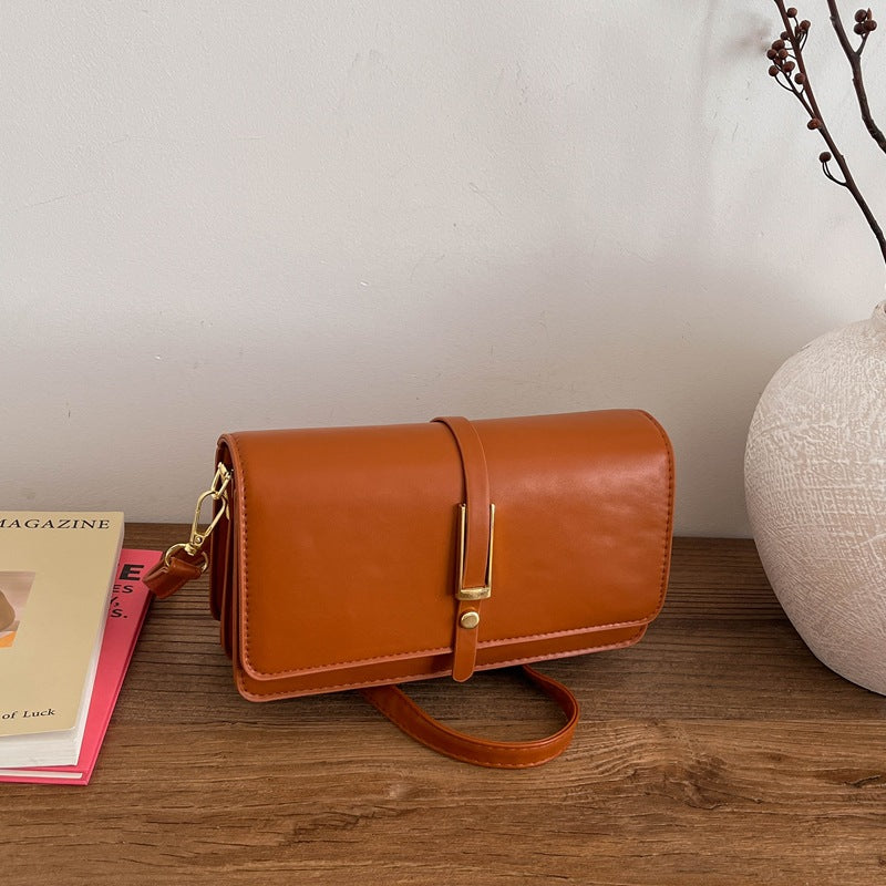 Leather Crossbody Clutch