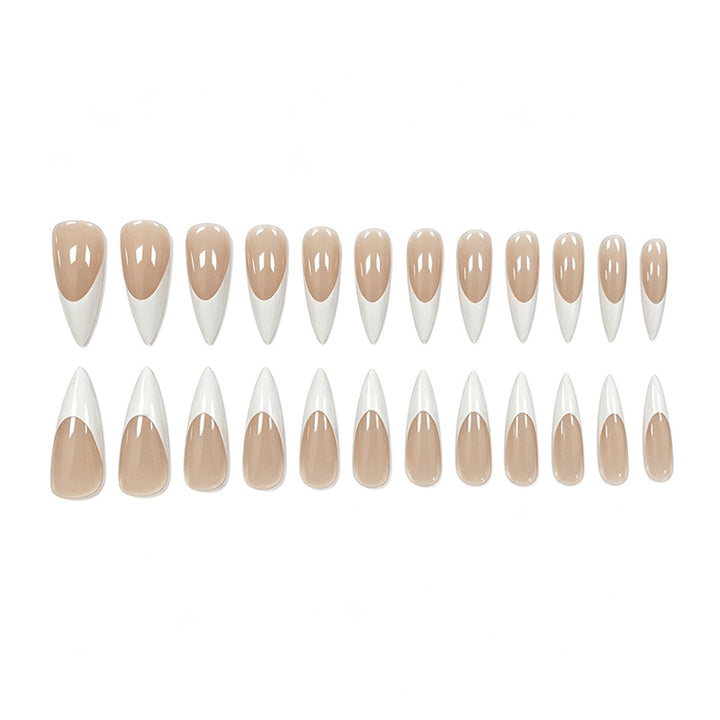Elegant Almond-Shaped Press-On Nail Enhancements Stornfield