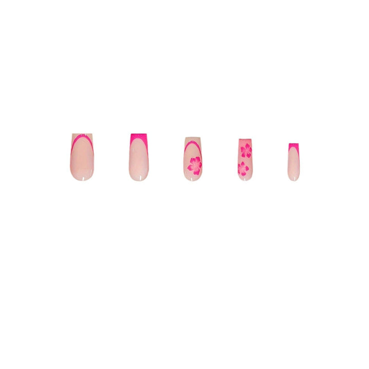 Floral Design Press-On Nail Art Stornfield
