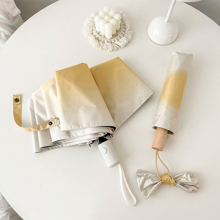 Ladies Folding Umbrella with Practical Double Folding Technique Stornfield