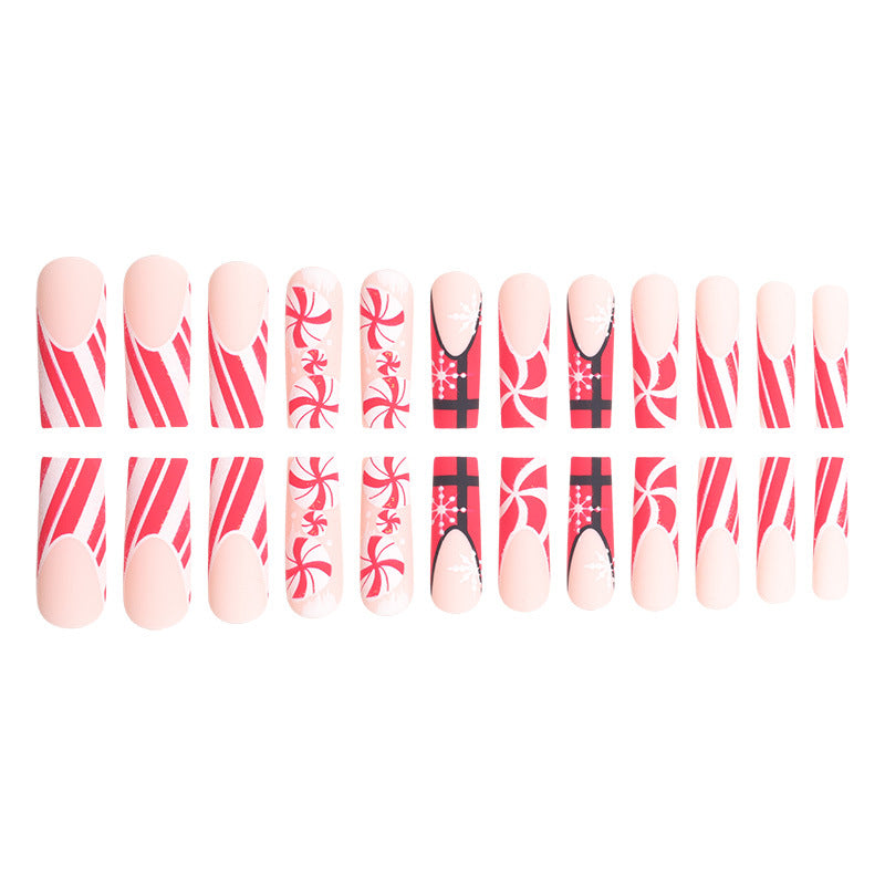 Holiday-Themed Stiletto Nail Art Extensions Stornfield
