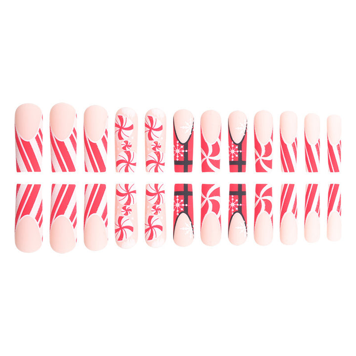 Holiday-Themed Stiletto Nail Art Extensions Stornfield