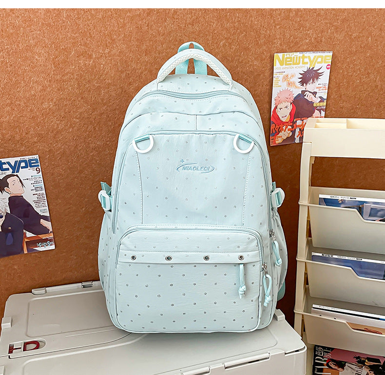 Stylish Multi-Pocket Backpack with Cute Accessories Stornfield