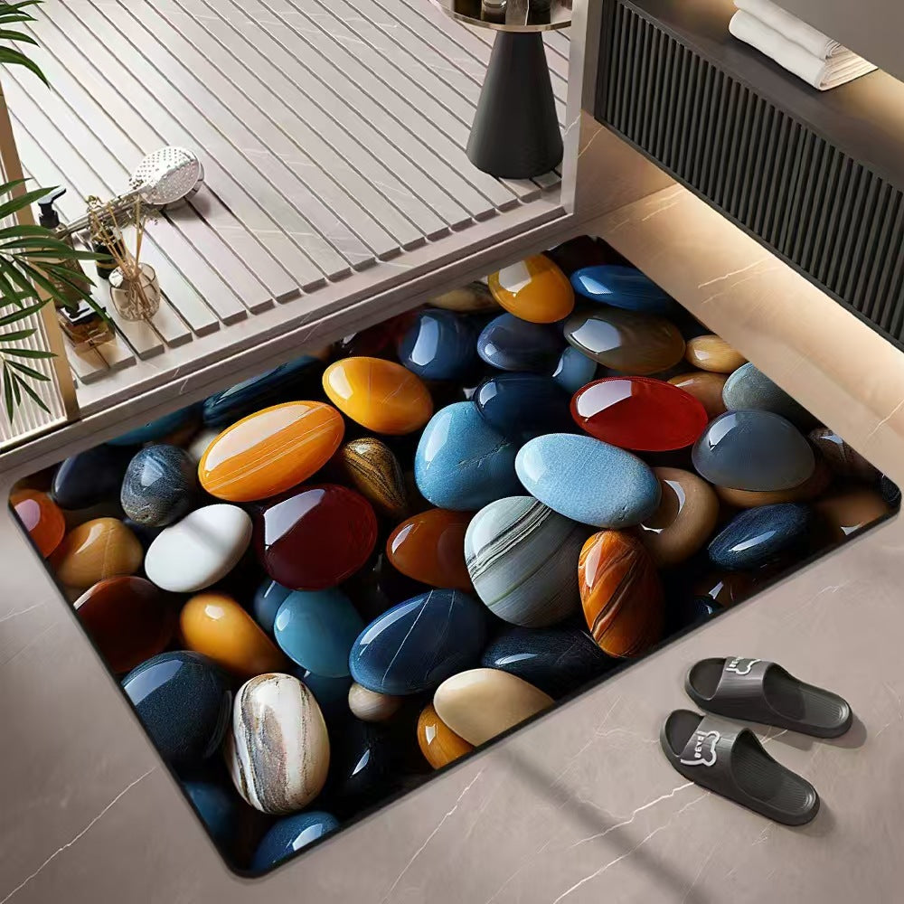 Stone Pattern Area Rug