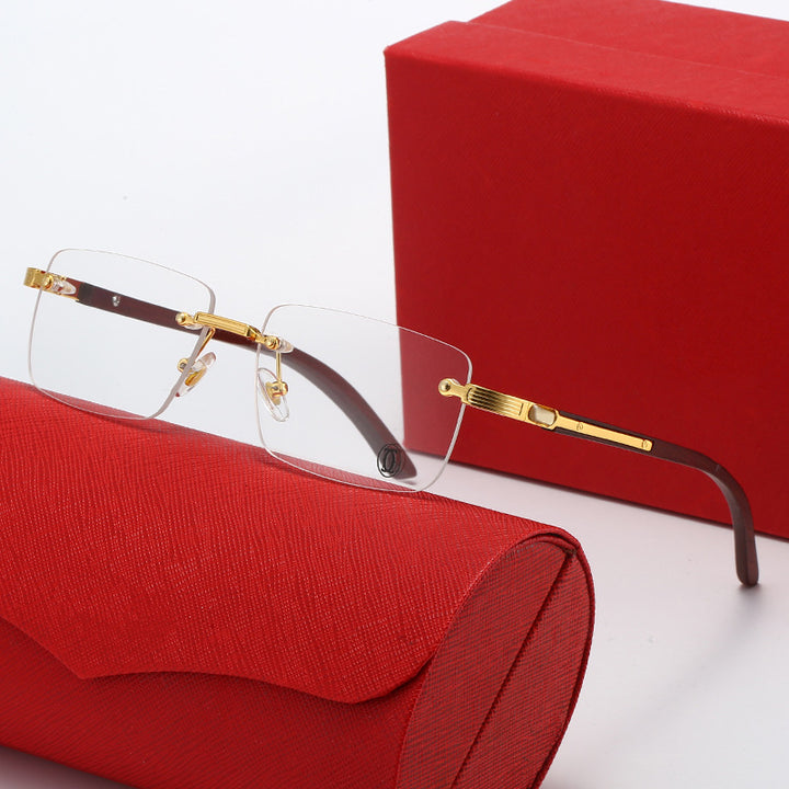 Women's Square Sunglasses with Elegant Metal Accents Stornfield