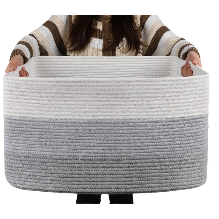Women Open Storage Basket made of woven material Stornfield