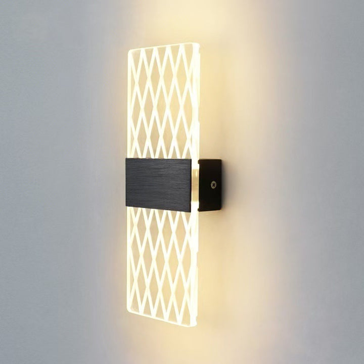 Contemporary Crystal Wall Sconce