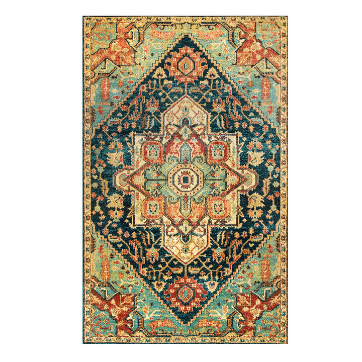 Vintage Floral Patterned Area Rug