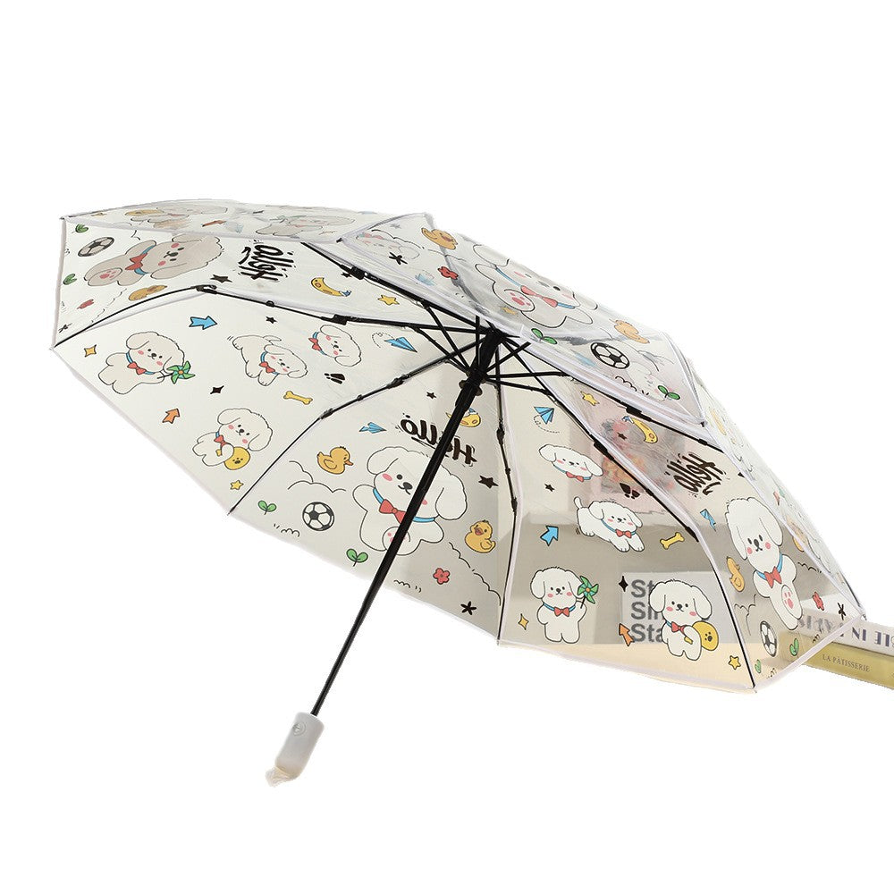 Women Pet Motif Umbrella Stornfield