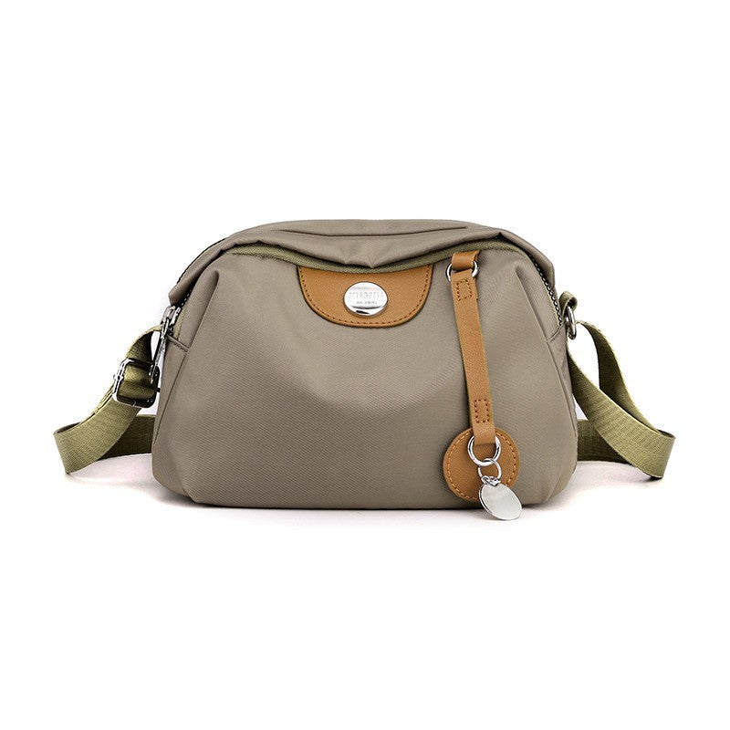 Shoulder bag with adjustable shoulder strap and clear compartment system Stornfield