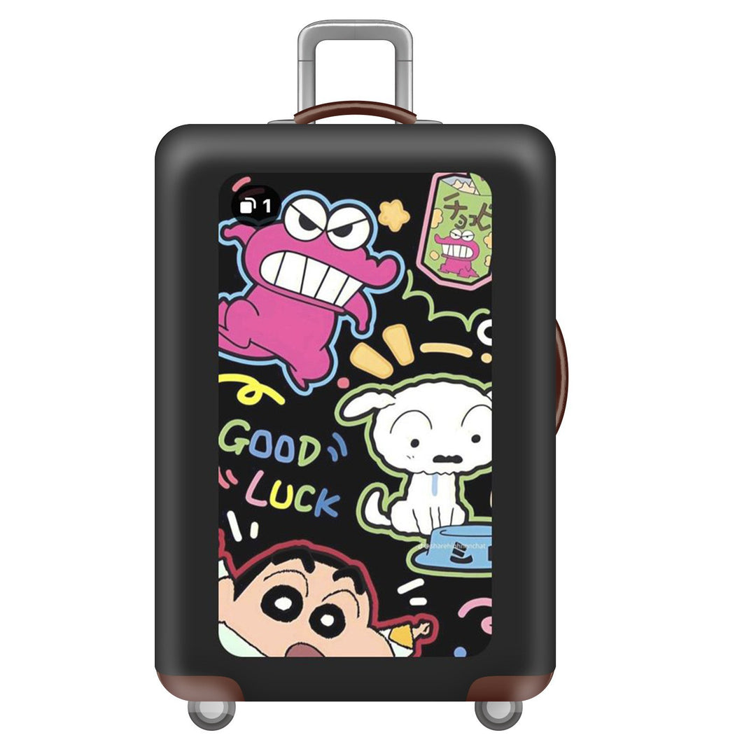 Unisex hard shell suitcase with colorful cartoon design Stornfield