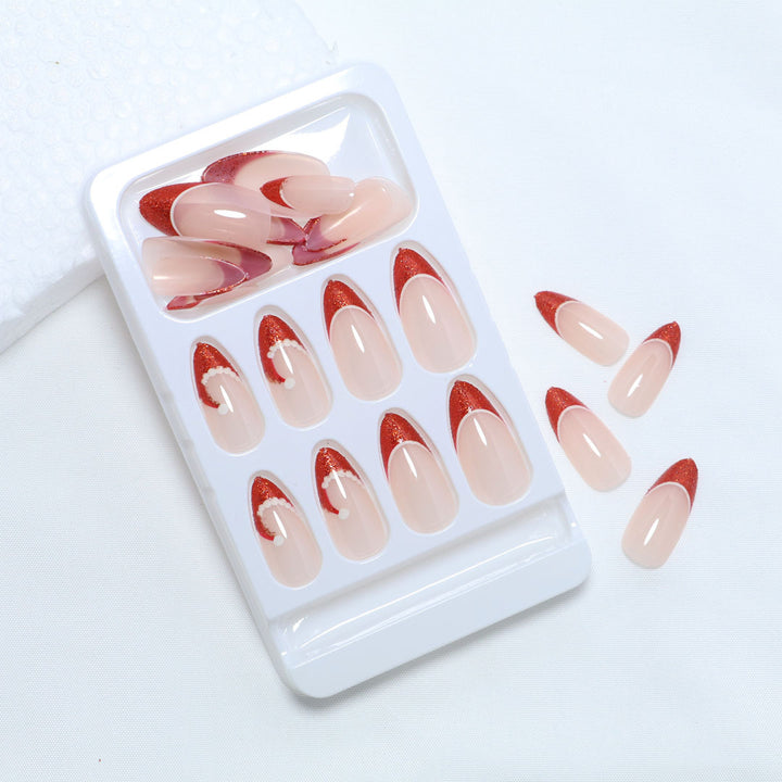 Artistic Glitter Press-On Nail Set Stornfield