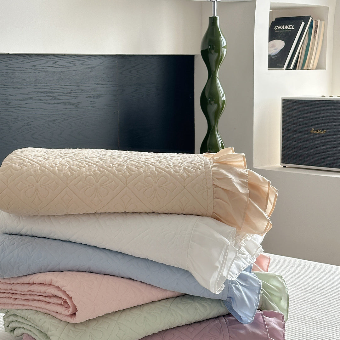 Quilted Cotton Bedspread Set