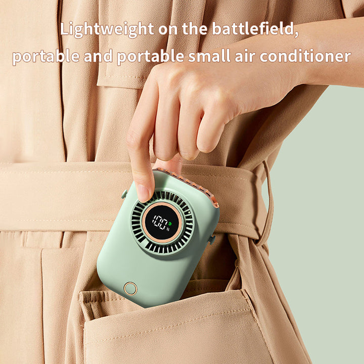 Unisex Portable Digital Rechargeable Hanging Fan Stornfield