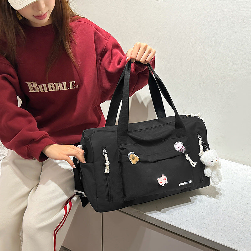 Playful Canvas Gym Tote Stornfield
