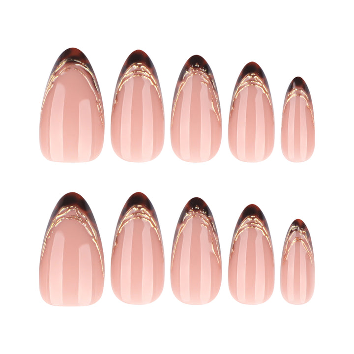 Artistic stiletto nails with luxurious glitter design Stornfield