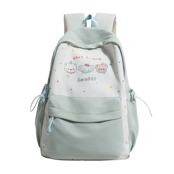 Leisure backpack with playful animal motif and practical compartments Stornfield