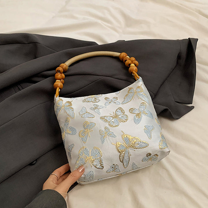 Elegant Butterfly Print Handbag